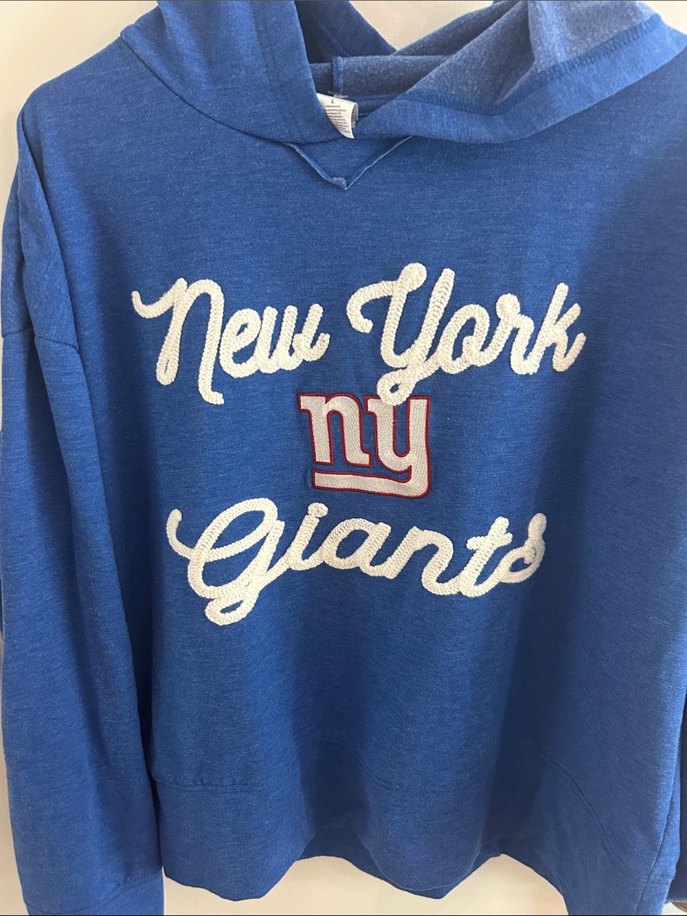 NFL Blue New York Giants Crewneck Sweatshirt